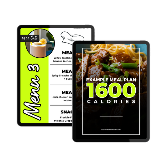 1600 Calorie Meal Plan Example