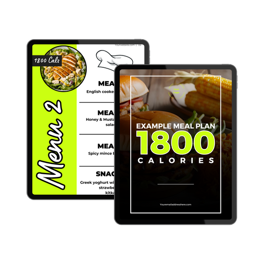 1800 Calorie Meal Plan Example