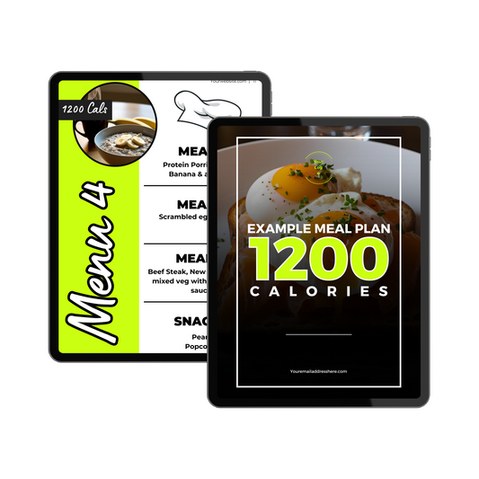 1200 Calorie Meal Plan example